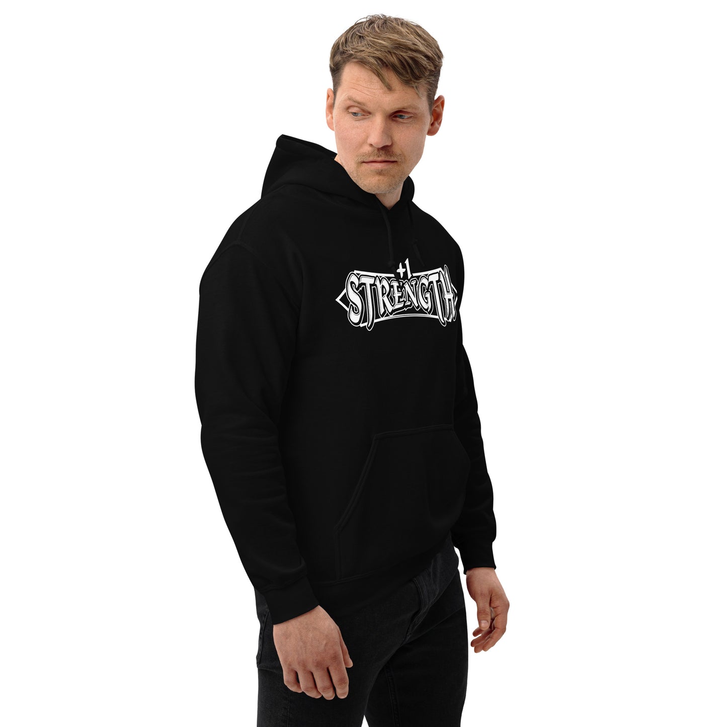 +1 Strength Graphic Hoodie