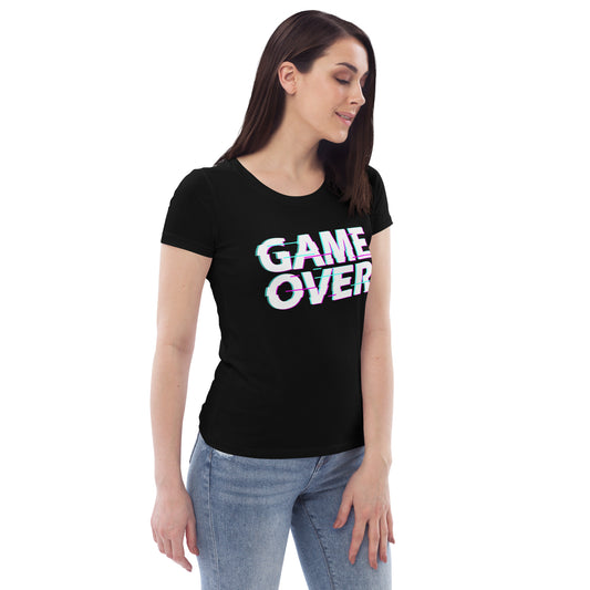 Game Over Womens Fitted Tee